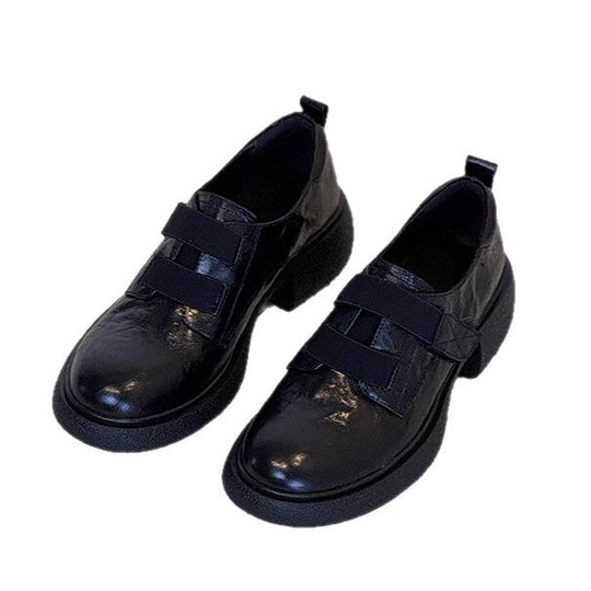 Damen bequeme Schnürschuhe mit elastischen Riemen EB