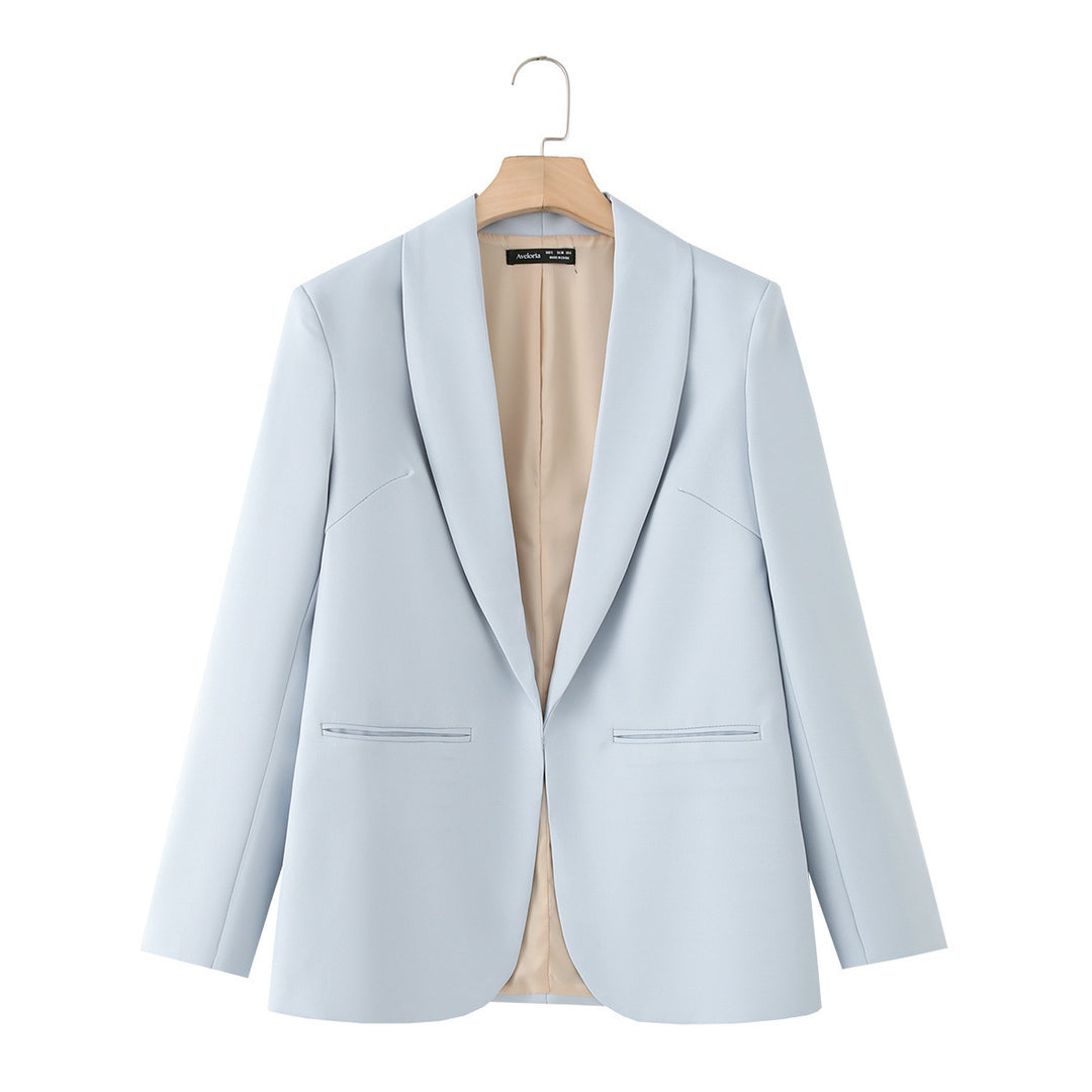 Damen eleganter Blazer mit modernem Schnitt und praktischen Taschen EB