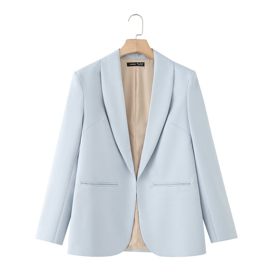 Damen eleganter Blazer mit modernem Schnitt und praktischen Taschen EB