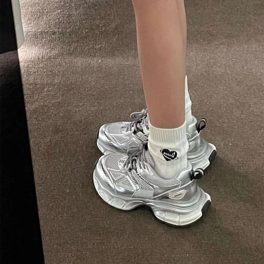 Damen Sportliche Laufschuhe mit atmungsaktivem Obermaterial und bequemer Dämpfung EB
