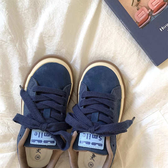 Damen Freizeit Sneakers mit gepolsterter Sohle und weichem Obermaterial EB