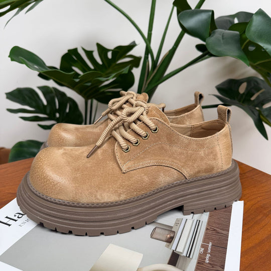 Damen modische Schnürschuhe mit atmungsaktiver Oberflächenstruktur EB