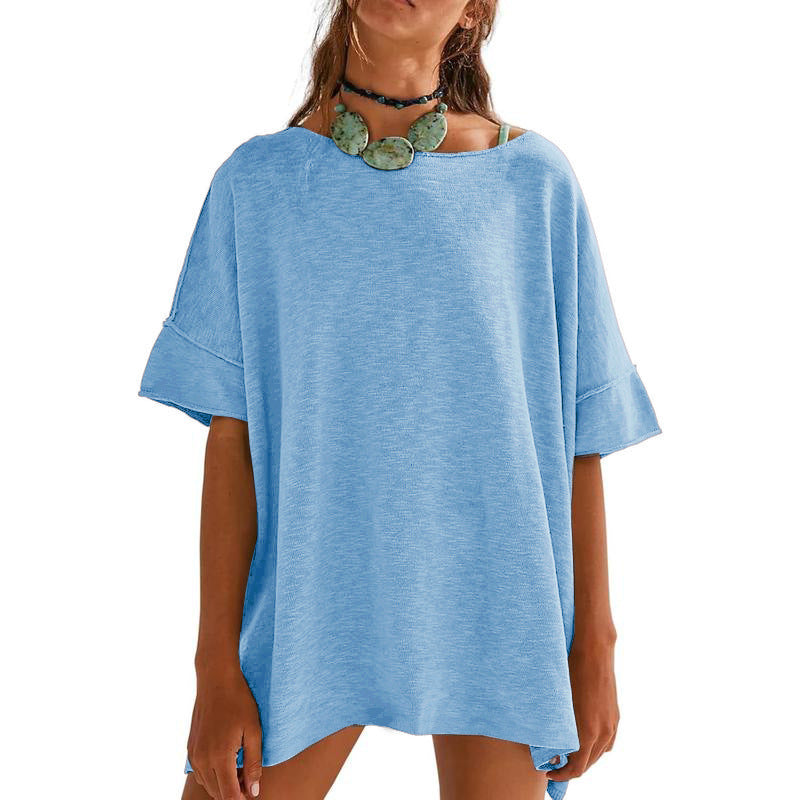Damen Oversized Relaxed Fit T-Shirt EB
