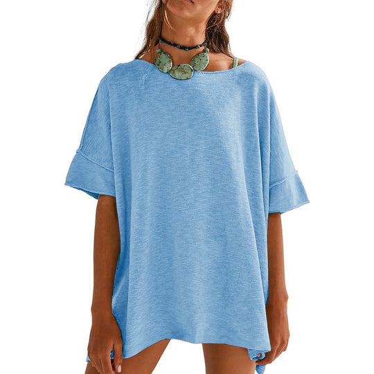 Damen Oversized Relaxed Fit T-Shirt EB