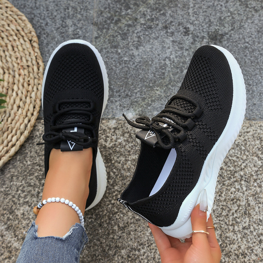 Damen Leichte Laufschuhe mit atmungsaktiver Mesh-Konstruktion und flexibler Sohle EB