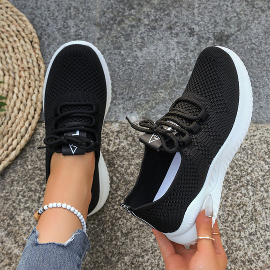 Damen Leichte Laufschuhe mit atmungsaktiver Mesh-Konstruktion und flexibler Sohle EB