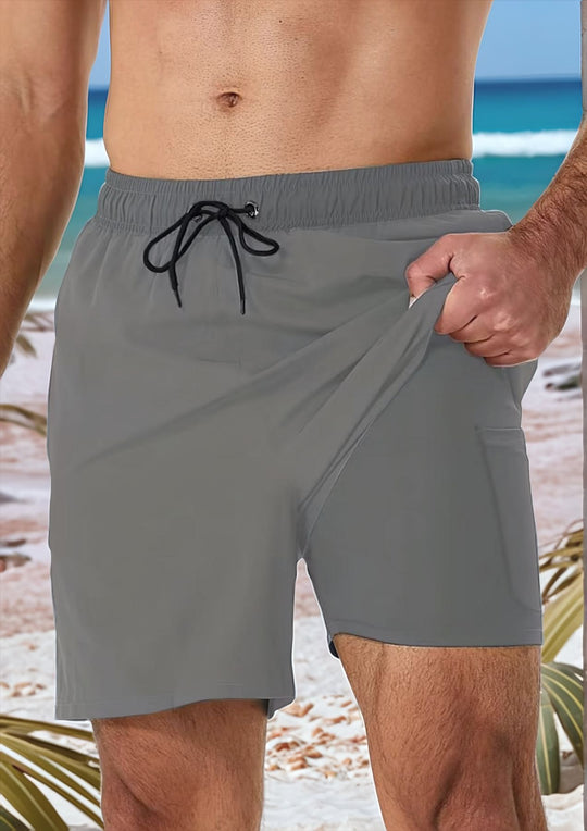 Herren Komfortable Badeshorts EB