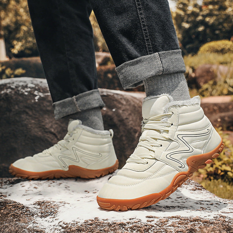 Damen Hohe Wintersneaker mit isolierender Innenausstattung und rutschfester Sohle EB