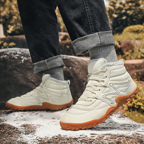 Damen Hohe Wintersneaker mit isolierender Innenausstattung und rutschfester Sohle EB