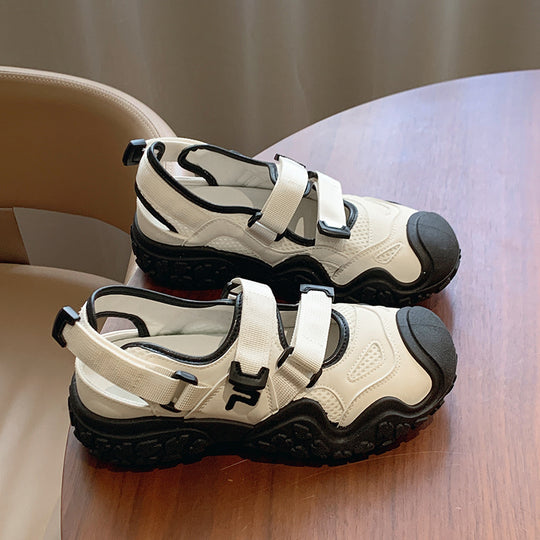 Damen Outdoor Sandalen mit verstellbarem Riemen und stoßdämpfender Sohle EB