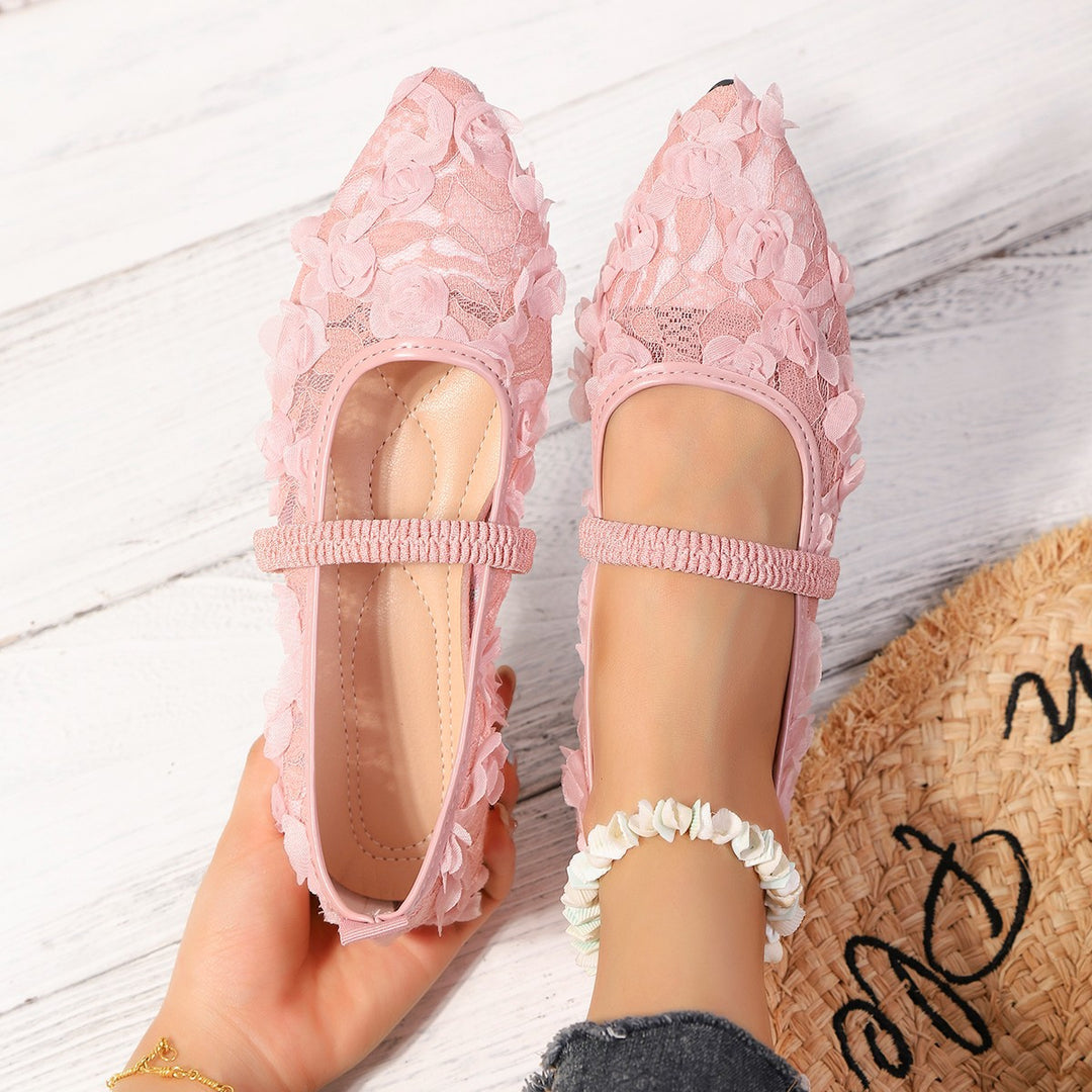 Damen Ballerina Schuhe EB