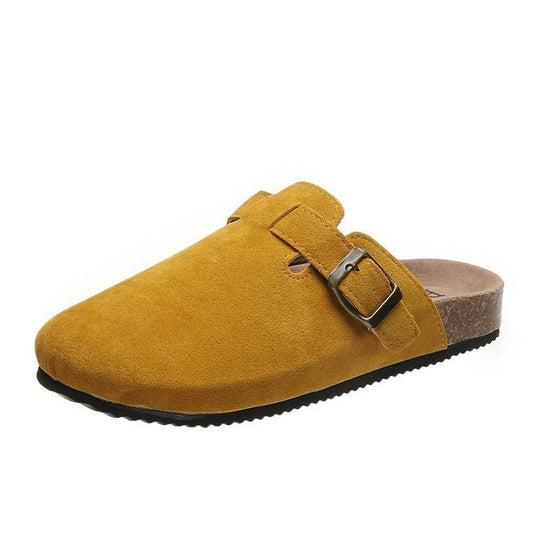 Damen Clogs mit modischem Riemchendesign und anatomischem Fußbett EB