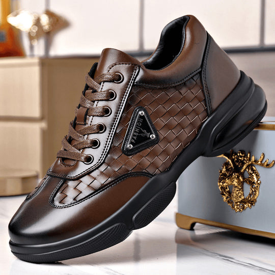 Damen Trendige und bequeme Sneakers mit geflochtenem Obermaterial EB