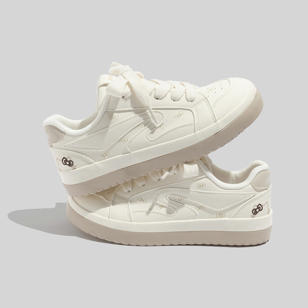 Damen Sneakers mit verspieltem Kirschmotiv und atmungsaktiver Oberfläche EB