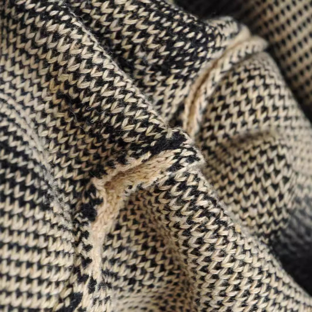 Damen Grobstrick-Cardigan mit modischem Leopardenmuster und praktischen Taschen EB