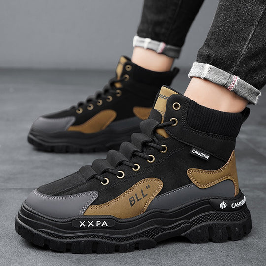 Herren robuste Outdoor Sneakers mit verstärkter Sohle EB