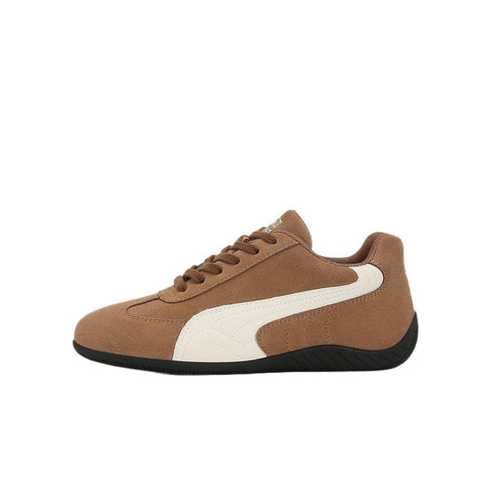 Damen Sneakers mit eleganter Wildleder-Oberfläche und rutschfester Sohle EB