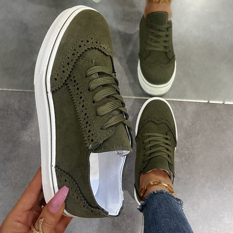 Damen Freizeit-Sneaker im eleganten Riemchen-Design mit atmungsaktiver Innensohle EB