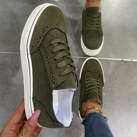 Damen Freizeit-Sneaker im eleganten Riemchen-Design mit atmungsaktiver Innensohle EB