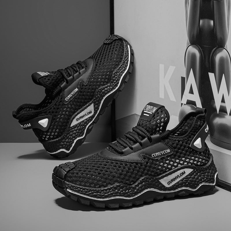 Damen Sportliche Mesh-Laufschuhe mit rutschfester Sohle und atmungsaktivem Obermaterial EB