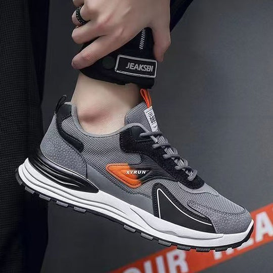 Damen Sportliche Mesh-Sneaker mit stoßdämpfender Sohle EB