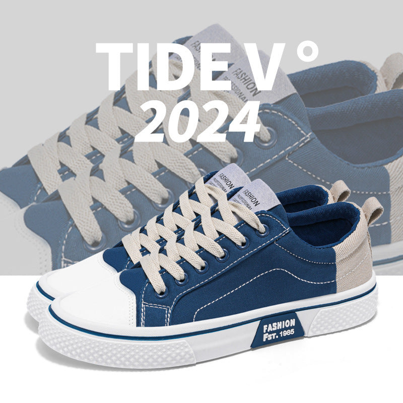 Damen Modische Sneakers mit kombiniertem Obermaterial EB