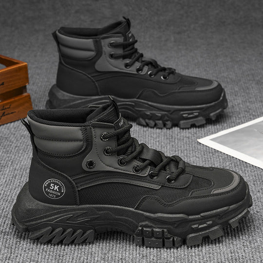 Damen Modische Winterstiefel mit rutschfester Sohle und hoher Knöchelhöhe EB