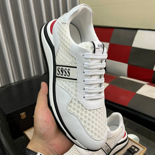 Damen Sportliche Sneakers mit komfortabler Dämpfung und atmungsaktiver Oberflächenstruktur EB