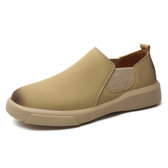 Damen bequeme Slip-On Sneakers mit elastischem Seitenstreifen und atmungsaktivem Obermaterial EB