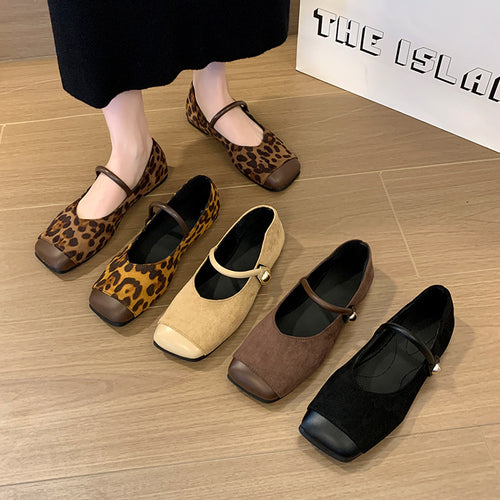 Damen Elegante Ballerinas mit modischem Riemchen und komfortablem Fußbett EB