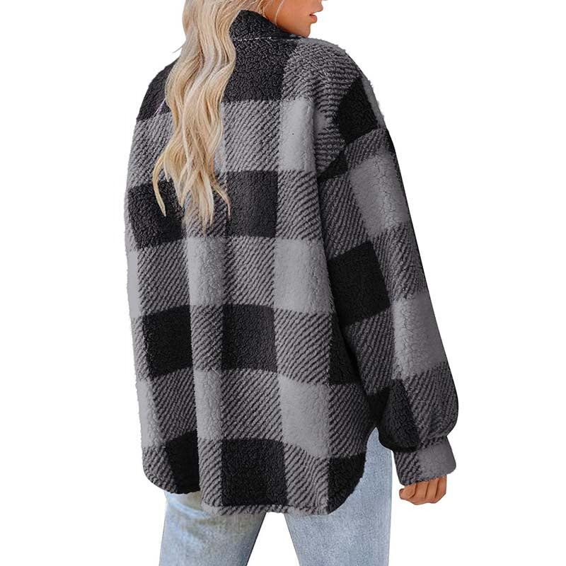 EB | Warmer Karierter Mantel