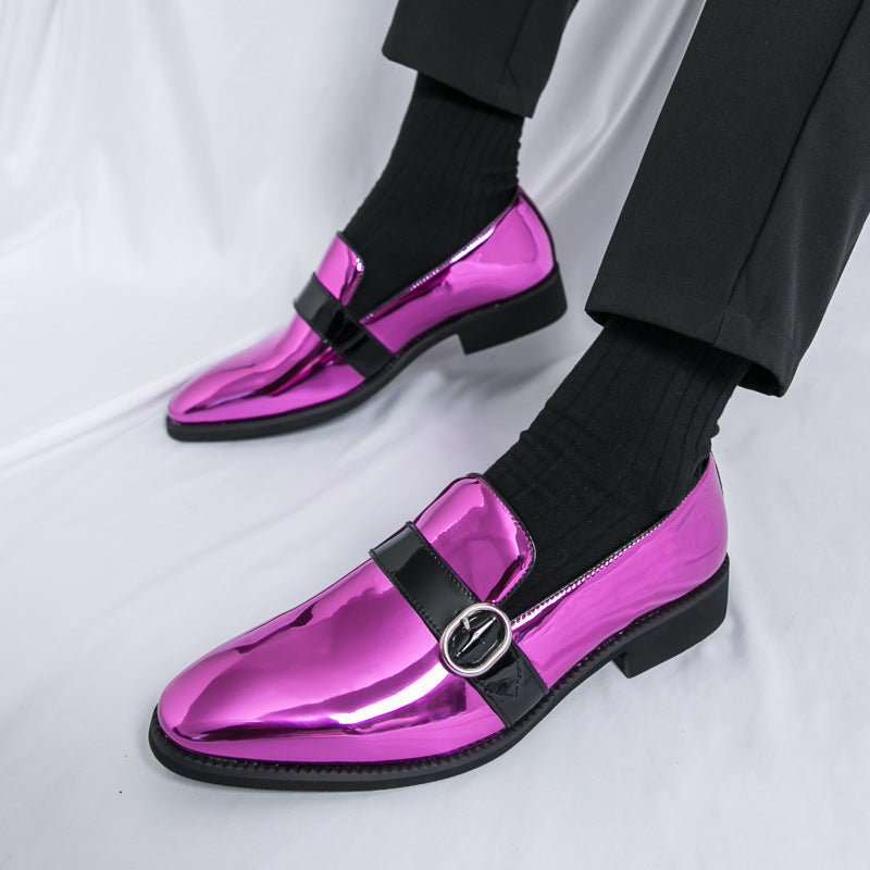 Damen Modische Mokassins mit eleganter Schnallenverzierung EB