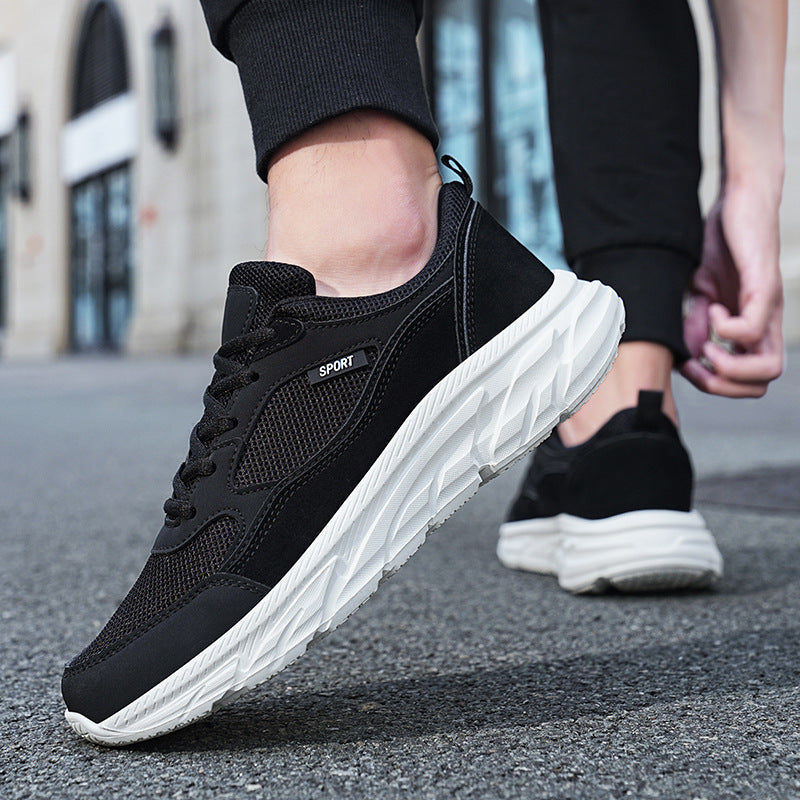 Herren Sportliche Sneakers mit dämpfender Sohle und atmungsaktiver Mesh-Oberfläche EB