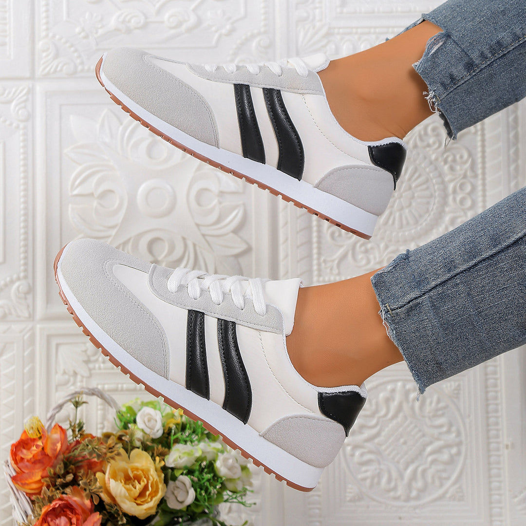 Damen Sportliche Freizeitsneaker mit atmungsaktivem Obermaterial und bequemer Dämpfung EB