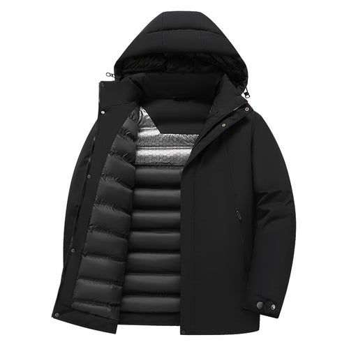 Herren isolierte Funktionsjacke mit kapuze und wasserabweisenden Eigenschaften EB