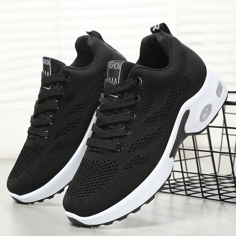 Damen Sportliche Sneaker mit atmungsaktivem Obermaterial und Dämpfung EB