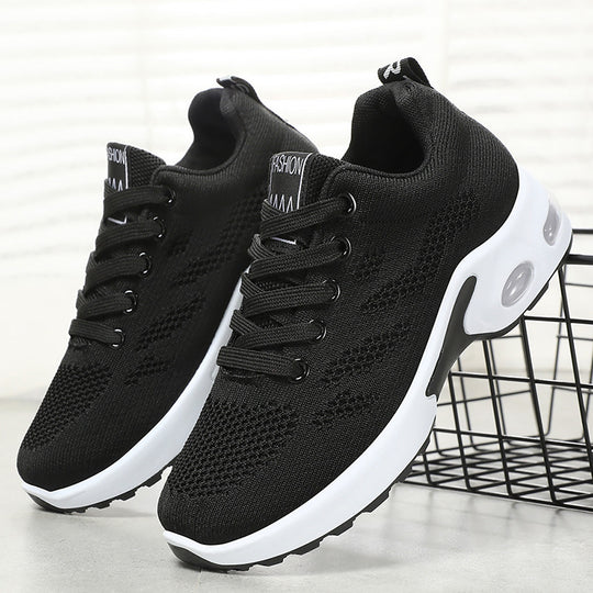 Damen Sportliche Sneaker mit atmungsaktivem Obermaterial und Dämpfung EB