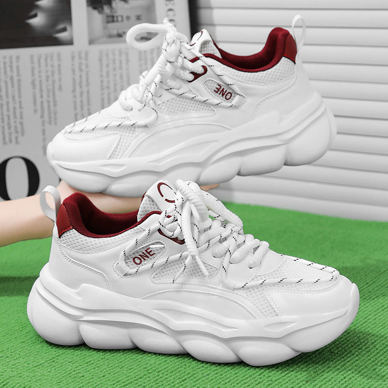 Damen Atmungsaktive Chunky Sneakers mit rutschfester Sohle EB
