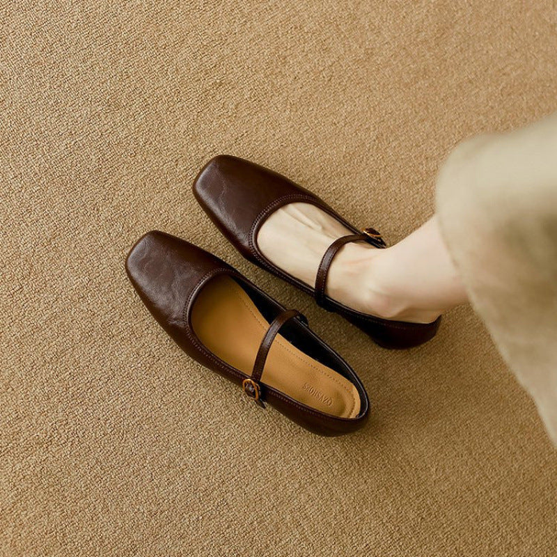 Damen Ballerinas mit modischem Riemchen EB