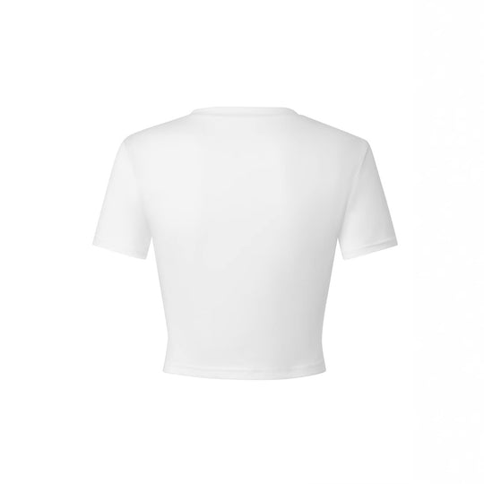 Damen Crop-T-Shirt mit modernem Städte-Design EB