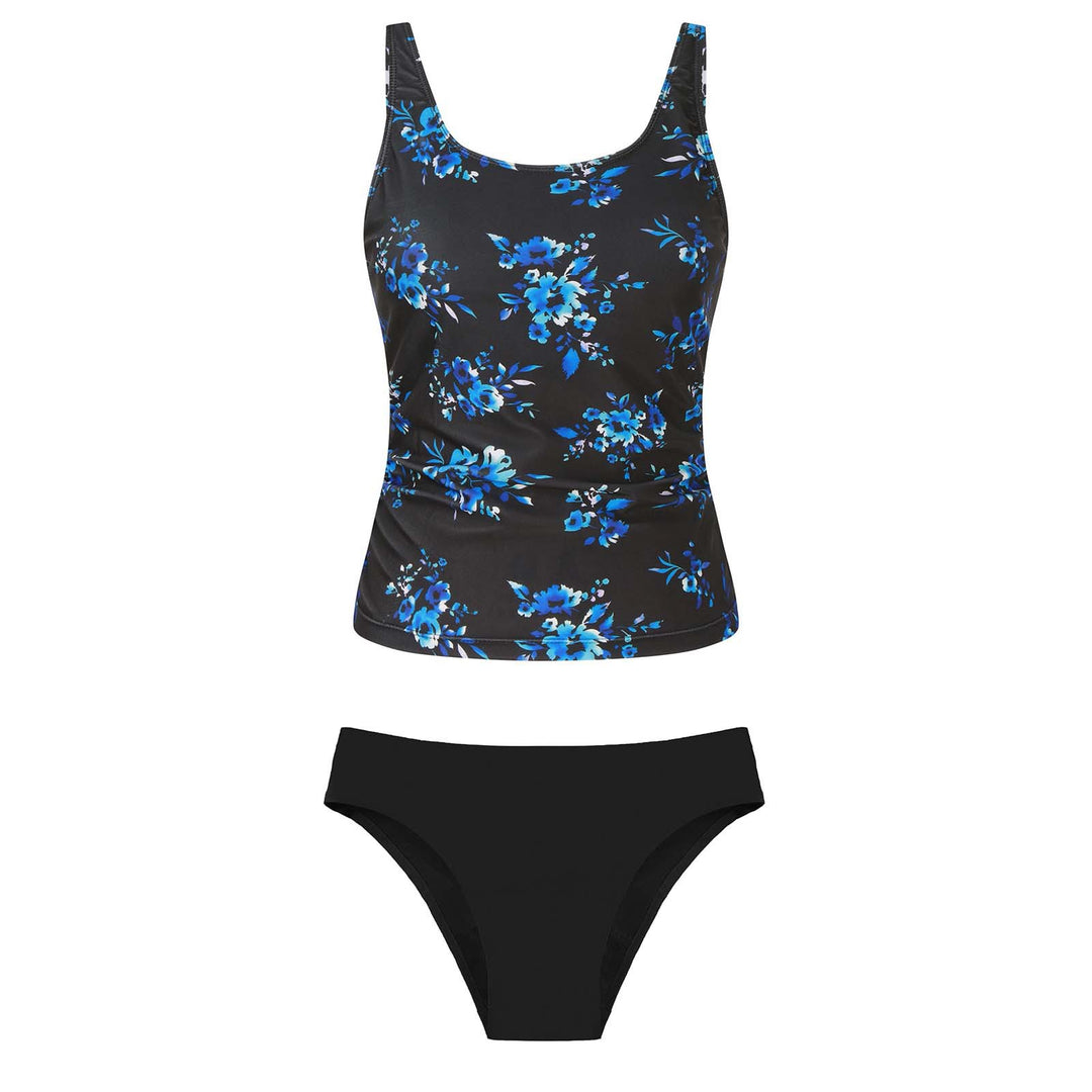 Damen Bikiniset mit floralem Oberteil und klassischem Unterteil EB