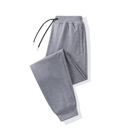 Herren Straight-Fit Jogginghose mit elastischem Bund, Kordelzug und verdeckten Seitentaschen EB