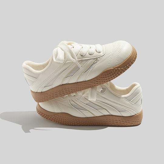 Damen Sportliche Freizeitsneaker mit rutschfester Gummisohle und innovativer Oberflächenstruktur EB