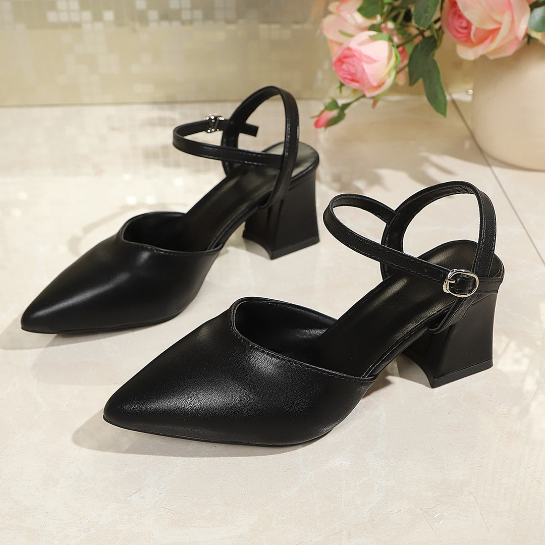 Damen Slingback Pumps mit elegantem Blockabsatz EB