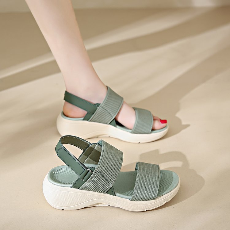 Damen bequeme Sandalen mit orthopädischer Fußbett EB