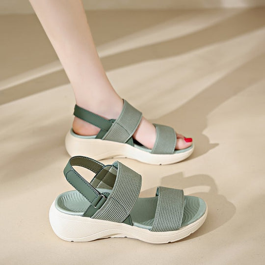 Damen bequeme Sandalen mit orthopädischer Fußbett EB