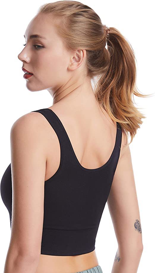 Damen Sportliches Cropped Top EB