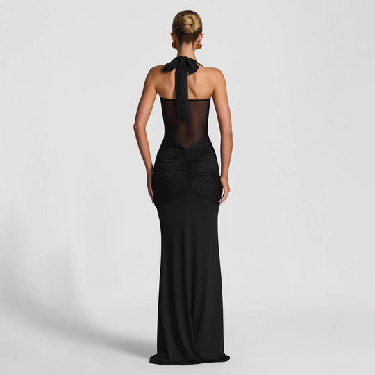 Damen Elegantes Abendkleid mit figurbetontem Schnitt und raffinierten Drapierungen EB