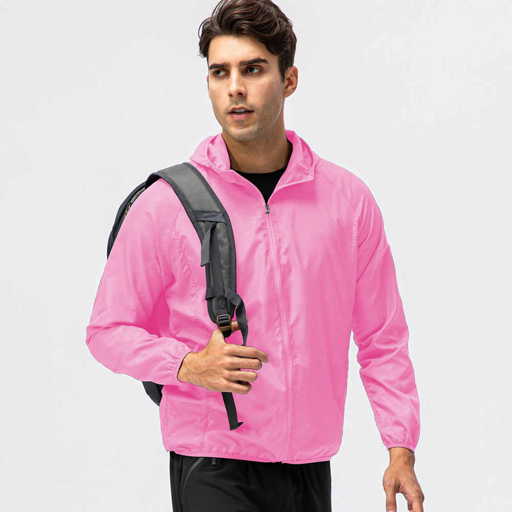 Herren leichte Laufjacke mit atmungsaktiven Eigenschaften und reflektierendem Design EB