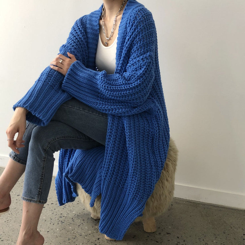 Damen Strickjacke mit offenem Schnitt und lässigen Details EB